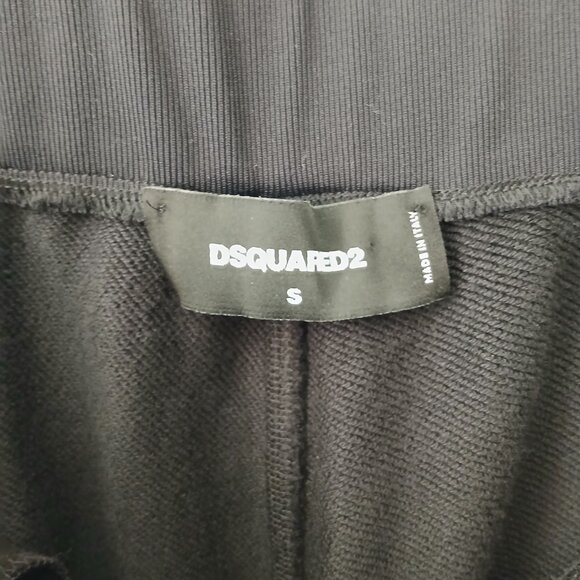 Dsquared2 Men's Size Small Jogger‎ Pants Loegoed Side 2 Pockets Ski Fit Black - Picture 3 of 15